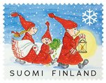 Suomi 2019 - Joulupostimerkki 2019 - Joulusaunojat Suomi 2019 - Joulupostimerkki 2019 - Joulusaunojat