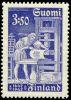 Finland 1942 - 300th anniv. of the bookprintig in Finland 2/2 3,50 mk