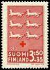 Suomi 1943 - Punainen Risti 1943 3/4 - 3,50mk + 35p Maakuntavaakunat: Pohjanmaa