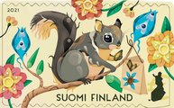 Suomi 2021 - Ystävänpäivä Pidetään huolta 1/6 orava Suomi 2021 - Ystävänpäivä Pidetään huolta 1/6 orava