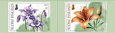 Finland 2021 - Floral congratulations (pair)