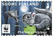 Suomi 2021 - Uhanalaisia eläimiä WWF III 3/3 - Liito-orava Suomi 2021 - Uhanalaisia eläimiä WWF III 3/3 - Liito-orava