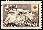 Suomi 1944 - Punainen Risti 1944 2/4 - 2mk + 50p Ambulanssi Suomi 1944 - Punainen Risti 1944 2/4 - 2mk + 50p Ambulanssi