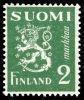 Suomi 1945 - Leijonamalli m30 2mk vihreä Suomi 1945 - Leijonamalli m30 2mk vihreä