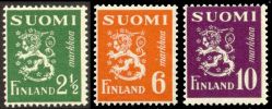 Suomi 1947 - Leijonamalli m30 2 1/2, 6 ja 10 mk FDC Suomi 1947 - Leijonamalli m30 2 1/2, 6 ja 10 mk FDC
