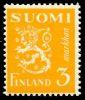 Suomi 1945 - Leijonamalli m30 3mk keltainen Suomi 1945 - Leijonamalli m30 3mk keltainen
