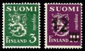 Suomi 1948 - Leijonamalli m30 3mk & 12/10 mk FDC Suomi 1948 - Leijonamalli m30 3mk & 12/10 mk FDC