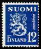Suomi 1947 - Leijonamalli m30 12mk sininen Suomi 1947 - Leijonamalli m30 12mk sininen