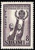 Suomi 1946 - Työväen Urheiluliiton TUL:n 3. liittojuhla FDC