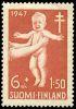 Suomi 1947 - Tuberkuloosi 1947 2/5 - 6+1,50mk punainen Suomi 1947 - Tuberkuloosi 1947 2/5 - 6+1,50mk punainen