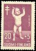 Suomi 1947 - Tuberkuloosi 1947 5/5 - 20+5mk violetti Suomi 1947 - Tuberkuloosi 1947 5/5 - 20+5mk violetti