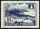 Finland 1947 - 60th anniv. of the Finnish Touring Assoc. block of four FDC