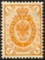 Suomi 1891 - Rengasmerkit 1891 - 1kop oranssi