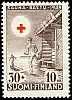 Finland 1949 - Red Cross 1949 4/4 - 30mk + 10mk Cold plunge in lake