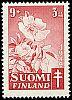 Finland 1949 - Anti tuberculosis 1949 2/3 - 9mk + 3mk Rosa villosa