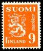 Suomi 1950 - Leijonamalli m30 9mk oranssi Suomi 1950 - Leijonamalli m30 9mk oranssi