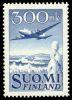 Suomi 1950 - DC-6 talvimaisemassa (300 mk) FDC