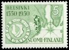 Finland 1950 - 400th anniv. of the founding of Helsinki 1/3 5mk