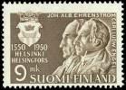 Finland 1950 - 400th anniv. of the founding of Helsinki 2/3 9mk