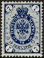 Suomi 1891 - Rengasmerkit 1891 - 7kop sininen