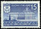 Finland 1950 - 400th anniv. of the founding of Helsinki 3/3 15mk