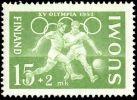 Suomi 1952 - XV. Olympialaiset, Helsinki, 1952 2/4 - 15mk+2mk Jalkapallo Suomi 1952 - XV. Olympialaiset, Helsinki, 1952 2/4 - 15mk+2mk Jalkapallo