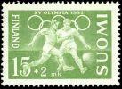 Finland 1952 - XV Olympic Games, Helsinki, 1952 2/4 - 15mk+2mk Football