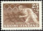 Suomi 1952 - XV. Olympialaiset, Helsinki, 1952 4/4 - 25mk+4mk Juoksu