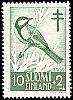 Finland 1952 - Anti tuberculosis 1952 1/3 - 10mk + 2mk Great Tit