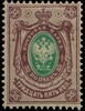 Suomi 1891 - Rengasmerkit 1891 - 35kop lila/vihreä