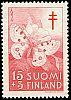 Finland 1954 - Anti tuberculosis 1954 2/3 - 15mk + 3mk Apollo