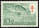 Suomi 1955 - Tuberkuloosi 1955 1/3 - 10mk + 2mk Ahven Suomi 1955 - Tuberkuloosi 1955 1/3 - 10mk + 2mk Ahven