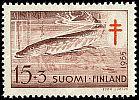 Suomi 1955 - Tuberkuloosi 1955 2/3 - 15mk + 3mk Hauki Suomi 1955 - Tuberkuloosi 1955 2/3 - 15mk + 3mk Hauki