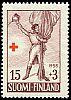 Suomi 1955 - Punainen Risti 1955 - 2/3 J. Z. Duncker pitelee lippua Suomi 1955 - Punainen Risti 1955 - 2/3 J. Z. Duncker pitelee lippua