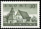 Suomi 1956 - Lammin kirkko 30mk FDC Suomi 1956 - Lammin kirkko 30mk FDC