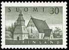 Suomi 1956 - Lammin kirkko 30mk