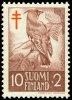 Suomi 1956 - Tuberkuloosi 1956 1/3 - 10mk + 2mk Tilhi Suomi 1956 - Tuberkuloosi 1956 1/3 - 10mk + 2mk Tilhi
