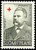 Finland 1956 - Red Cross 1956 1/4 - 5mk + 1mk Ahmavaara Pekka