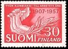 Suomi 1957 - SAK 50 vuotta FDC