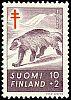 Finland 1957 - Anti tuberculosis 1957 1/3 - 10mk + 2mk Wolverine Finland 1957 - Anti tuberculosis 1957 1/3 - 10mk + 2mk Wolverine