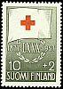 Finland 1957 - Red Cross 1957 1/3 - 10mk + 2mk Red Cross Flag grn. Finland 1957 - Red Cross 1957 1/3 - 10mk + 2mk Red Cross Flag grn.