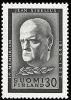 Suomi 1957 - Jean Sibelius - surumerkki FDC Suomi 1957 - Jean Sibelius - surumerkki FDC