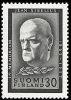 Suomi 1957 - Jean Sibelius - surumerkki FDC