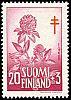 Suomi 1958 - Tuberkuloosi 1958 2/3 - 20mk + 3mk Puna-apila Suomi 1958 - Tuberkuloosi 1958 2/3 - 20mk + 3mk Puna-apila