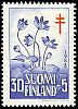 Suomi 1958 - Tuberkuloosi 1958 3/3 - 30mk + 5mk Sinivuokko Suomi 1958 - Tuberkuloosi 1958 3/3 - 30mk + 5mk Sinivuokko