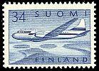 Suomi 1958 - Convair Metropolitan 34 mk FDC