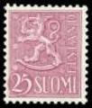 Suomi 1959 - Leijonamalli m54 25mk lila (nelilö) FDC Suomi 1959 - Leijonamalli m54 25mk lila (nelilö) FDC