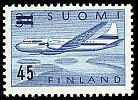 Finland 1959 - Convair Metropolitan 34 mk overprint 45 mk FDC