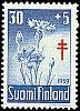 Suomi 1959 - Tuberkuloosi 1959 3/3 - 30mk + 5mk Ruiskaunokki