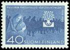 Suomi 1960 - Maailman pakolaisvuosi 2/2 40mk Suomi 1960 - Maailman pakolaisvuosi 2/2 40mk